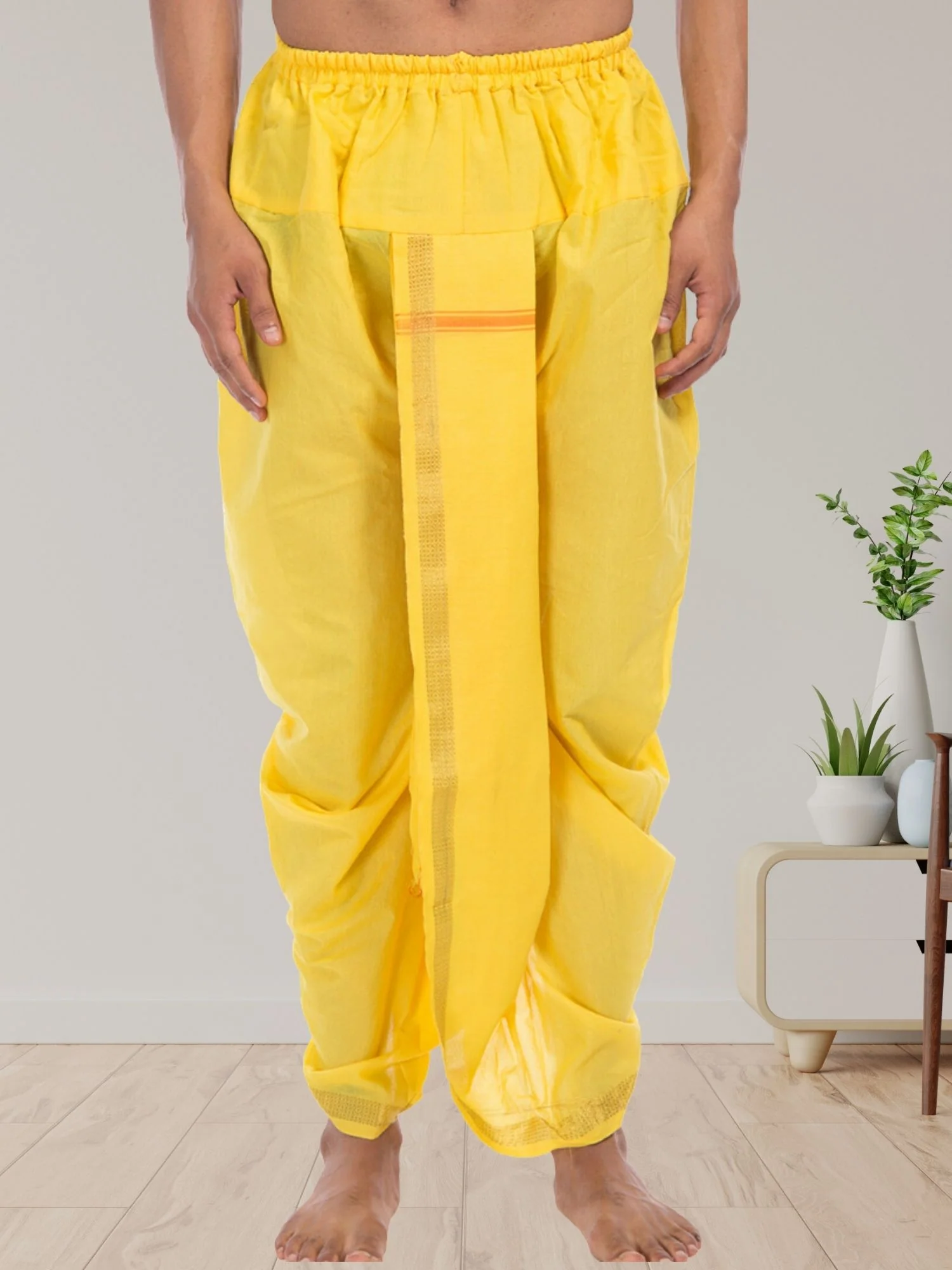 Pitambar (Yellow Silk Dhoti)